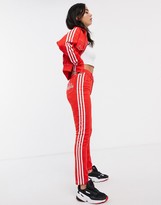 Thumbnail for your product : adidas x Fiorucci three stripe track pant in red