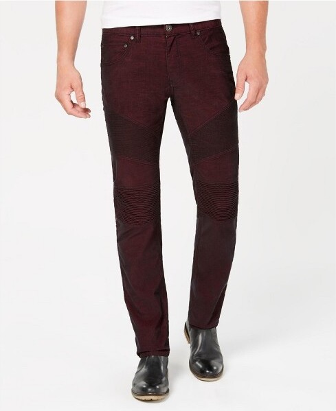 International Concepts I.N.CInternationalConceptsMensStraightStretchCorduroyCasualPants,brightrhubarb,30Wx32L
