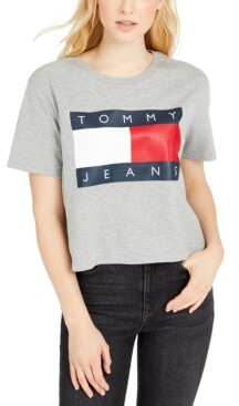 tommy jeans cropped t shirt