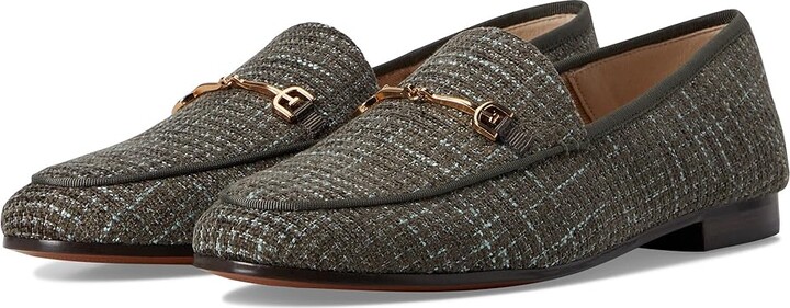 Sam Edelman Loraine Women's Dress Sandals Olive Boucle : 5.5 M, Leather/Textile