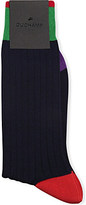 Thumbnail for your product : Duchamp Ribbed contrast socks - for Men