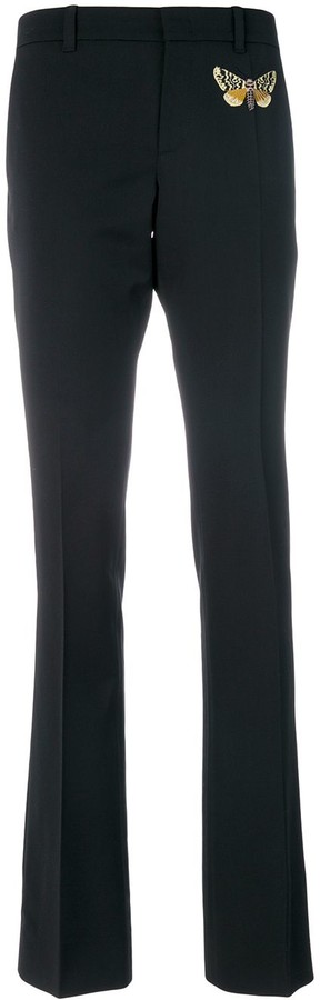 skinny flared trousers