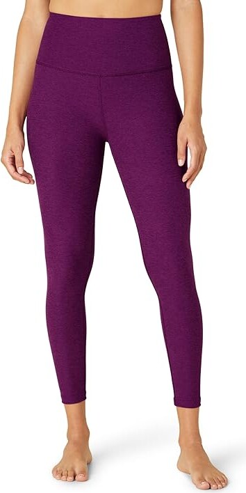 Beyond Yoga Spacedye Caught In The Midi High-Waisted Legging Women's Casual Pants Aubergine/Beet : XS (US Women's 2-4) 24, Polyester/Spandex