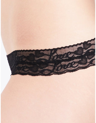 Hanky Panky Sweetheart low-rise stretch-lace thong