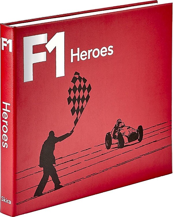 Graphic Image F1 Heroes Leather Bound Book