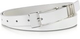 Thumbnail for your product : Forzieri Skinny White Leather Belt