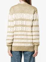 Thumbnail for your product : Gucci Loved oversized lurex cardigan