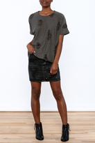Thumbnail for your product : Honey Punch Grey Distressed Shirt