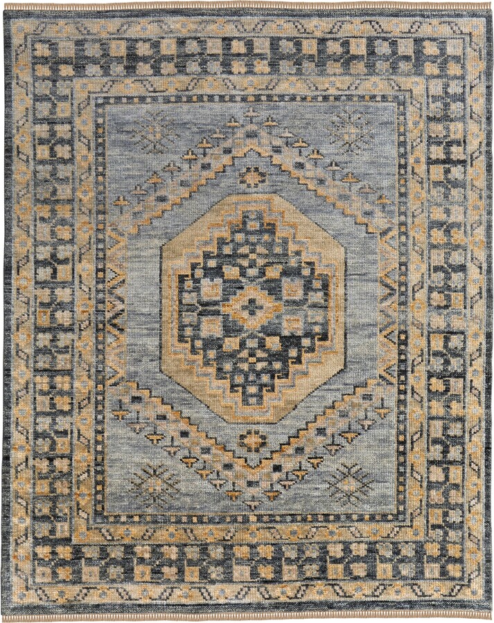 Feizy Fillmore 6941F 3'x5' Area Rug - Blue Gray