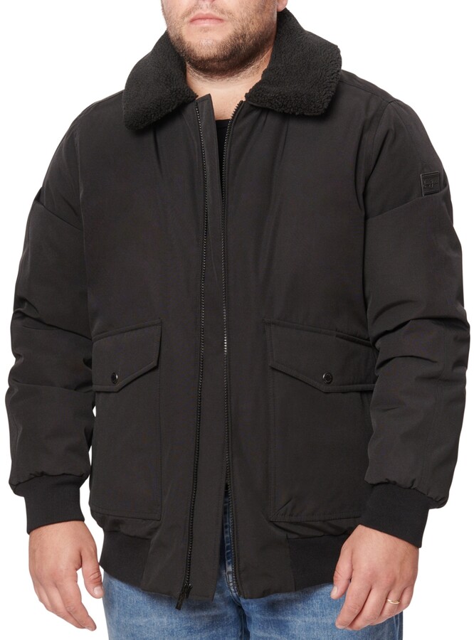 mens lined bomber jacket