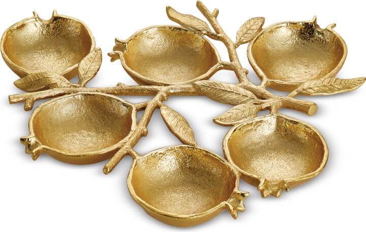 Michael Aram Pomegranate 6-Compartment Seder Plate