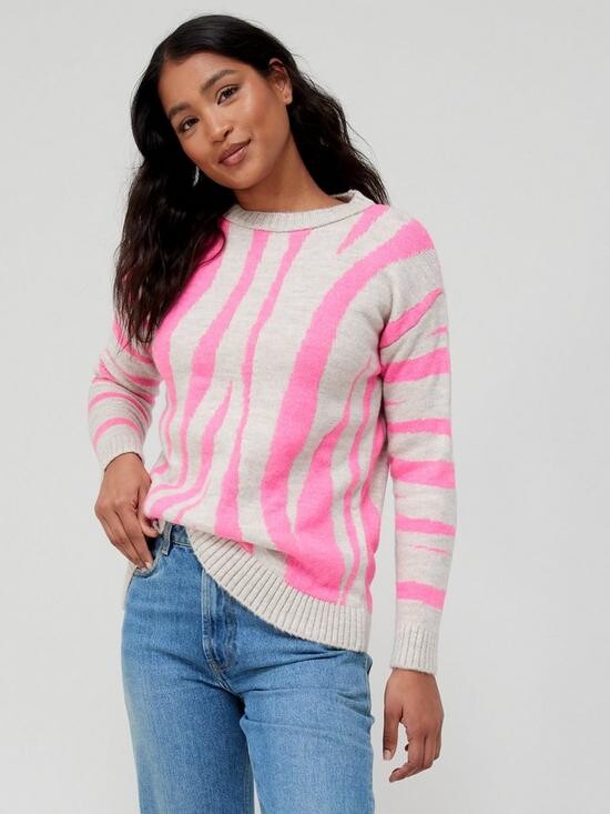 bright pink womens jumper