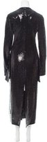 Thumbnail for your product : Calvin Klein Collection Leather Embellished Coat
