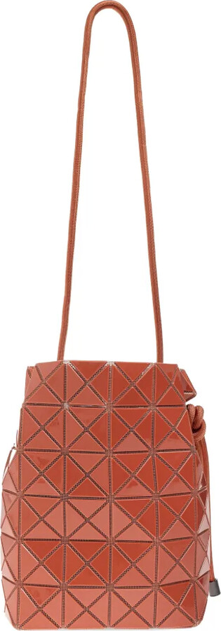 Bao Bao Issey Miyake Geometric-Pattern Drawstring Bucket Bag