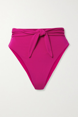 Mara Hoffman + Net Sustain Goldie Tie-front Bikini Briefs