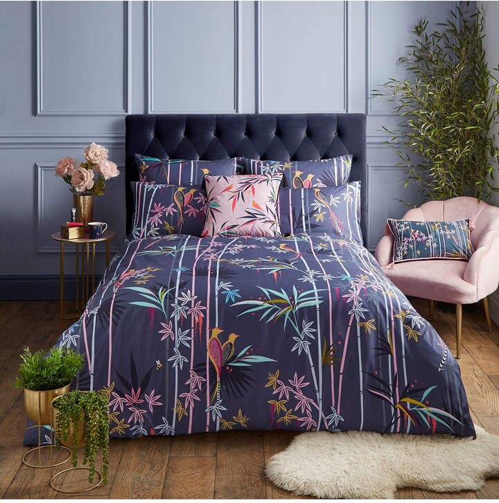 Sara Miller Linear Bamboo Duvet Cover Set ShopStyle
