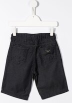 Thumbnail for your product : Emporio Armani Kids TEEN knee-length multi-pocket shorts