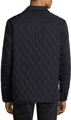 Tom Ford Quilted Shirt Jacket, Navy