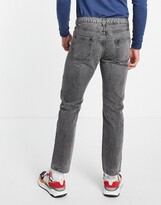 Thumbnail for your product : Topman straight jeans in gray