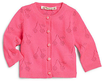 Bonpoint Infant's Cherry Knit Cashmere Cardigan