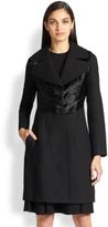 Thumbnail for your product : Diane von Furstenberg Wool & Calf Hair Coat
