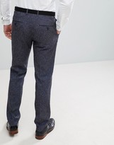 Thumbnail for your product : Farah Smart Farah Skinny Wedding Suit Pants In Navy Fleck