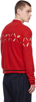Thumbnail for your product : Stefan Cooke Red Slashes Sweater