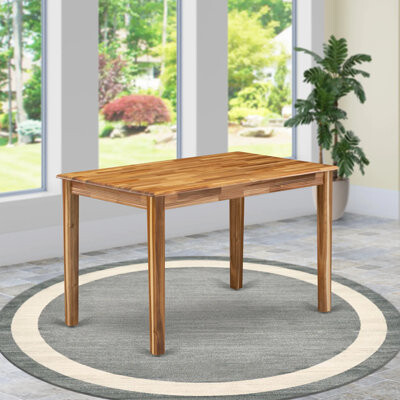 East West Furniture Yarmouth Rectangle Kitchen Dining Table, 30x48 Inch