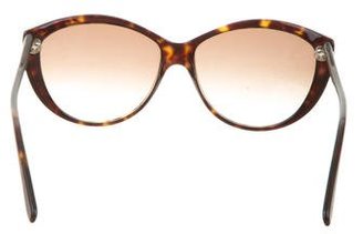 Alexander McQueen Tortoiseshell Cat-Eye Sunglasses
