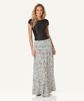 Thumbnail for your product : Vix Paula Hermanny Serpent Off White Band Long Skirt