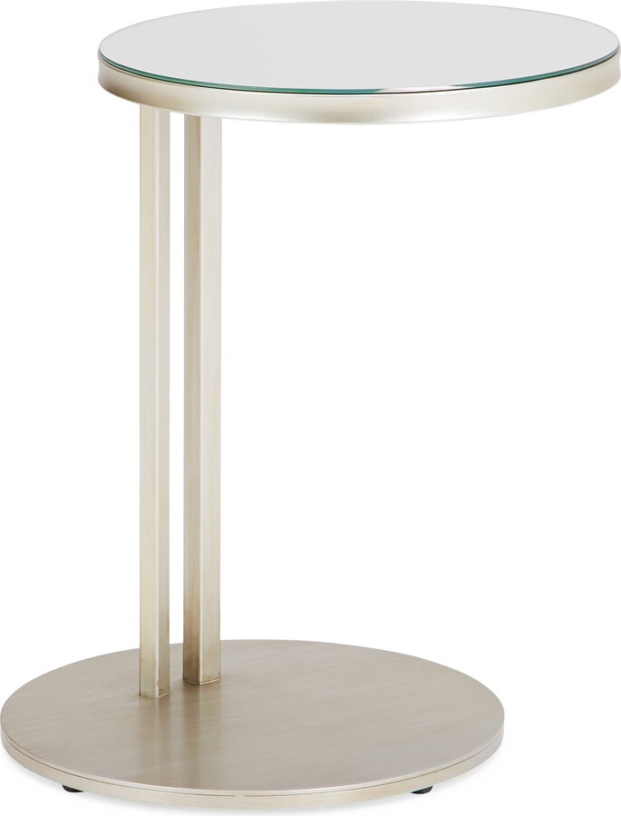 Dunelm Mara Round Side Table Silver ShopStyle