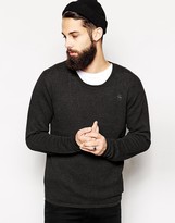 Thumbnail for your product : G Star Crew Knit Sweater Lockstart Small Logo