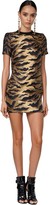 Thumbnail for your product : DSQUARED2 Printed Silk Twill Mini Dress