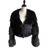 Thumbnail for your product : Halston Brown Faux fur Coat