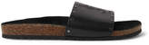 Thumbnail for your product : Saint Laurent Studded Leather Slides - Men - Black