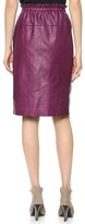 Thumbnail for your product : 3.1 Phillip Lim Paperbag Waist Leather Skirt