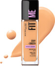 Maybelline Fit Me Dewy and Smooth Liquid Foundation, SPF 18, 228 Soft Tan, 1 fl oz