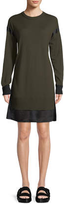 Rag & Bone Sadie Crewneck Long-Sleeve Wool Sweater Dress