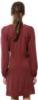Thumbnail for your product : Cynthia Vincent Long Sleeve Tie Front Shift