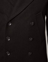 Thumbnail for your product : ASOS Peacoat In Black