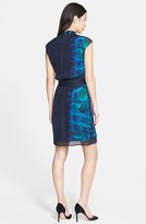 Thumbnail for your product : T Tahari 'Suzanna' Print Faux Wrap Dress