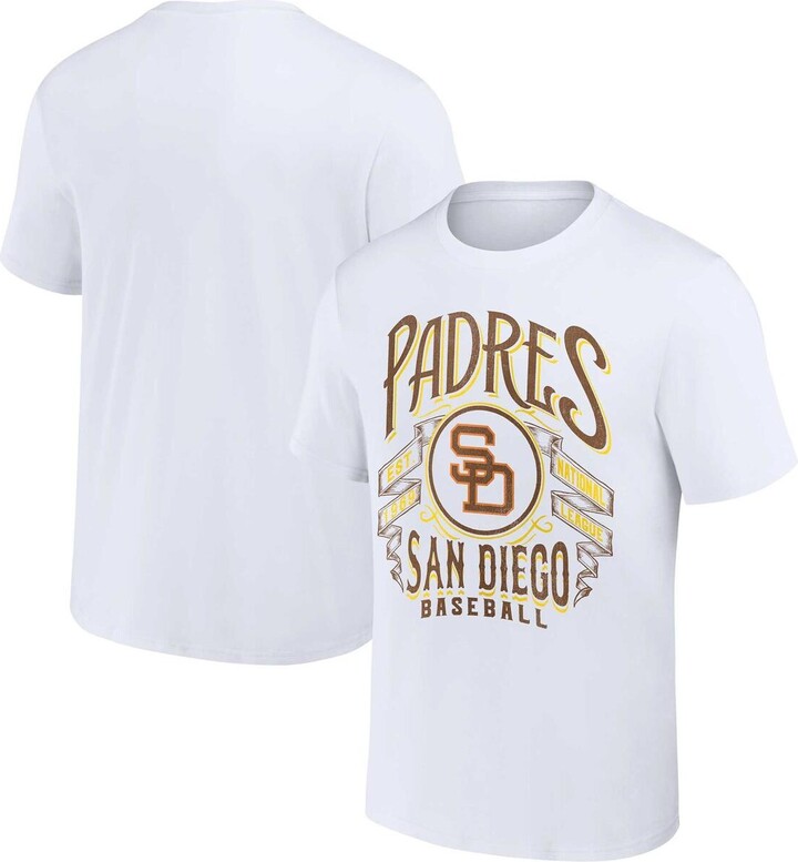 Fanatics Men's Darius Rucker Collection by White San Diego Padres  Distressed Rock T-shirt - ShopStyle