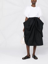 Thumbnail for your product : Simone Rocha puff-sleeve peplum T-shirt