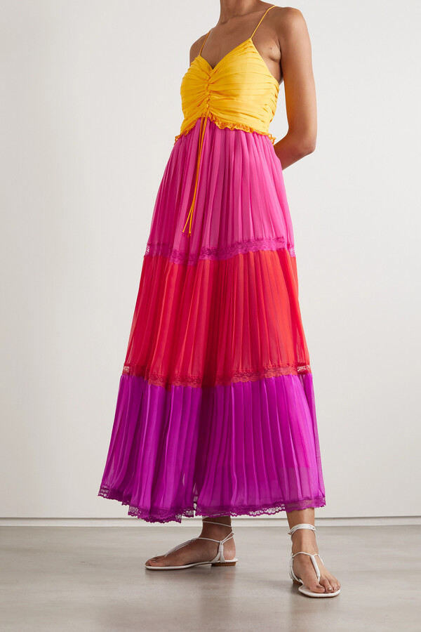 bright colored maxi dresses