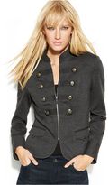 Thumbnail for your product : INC International Concepts Zip-Front Military Jacket