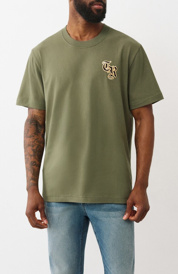 True Religion Heavy Logo Cotton T-Shirt
