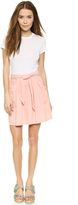 Thumbnail for your product : Rebecca Taylor Twill Tie Waist Skirt