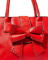 Thumbnail for your product : Betsey Johnson Handbag BJ34005 Sincerely Yours  Red Stud Bow Tote Shoulder Bag