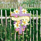 Thumbnail for your product : Designocracy by Susan Winget Easter Cross He is Risen Wall and Door Decor