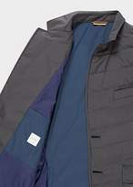 Thumbnail for your product : Paul Smith Men's Black Chevron Down-Filled Blazer